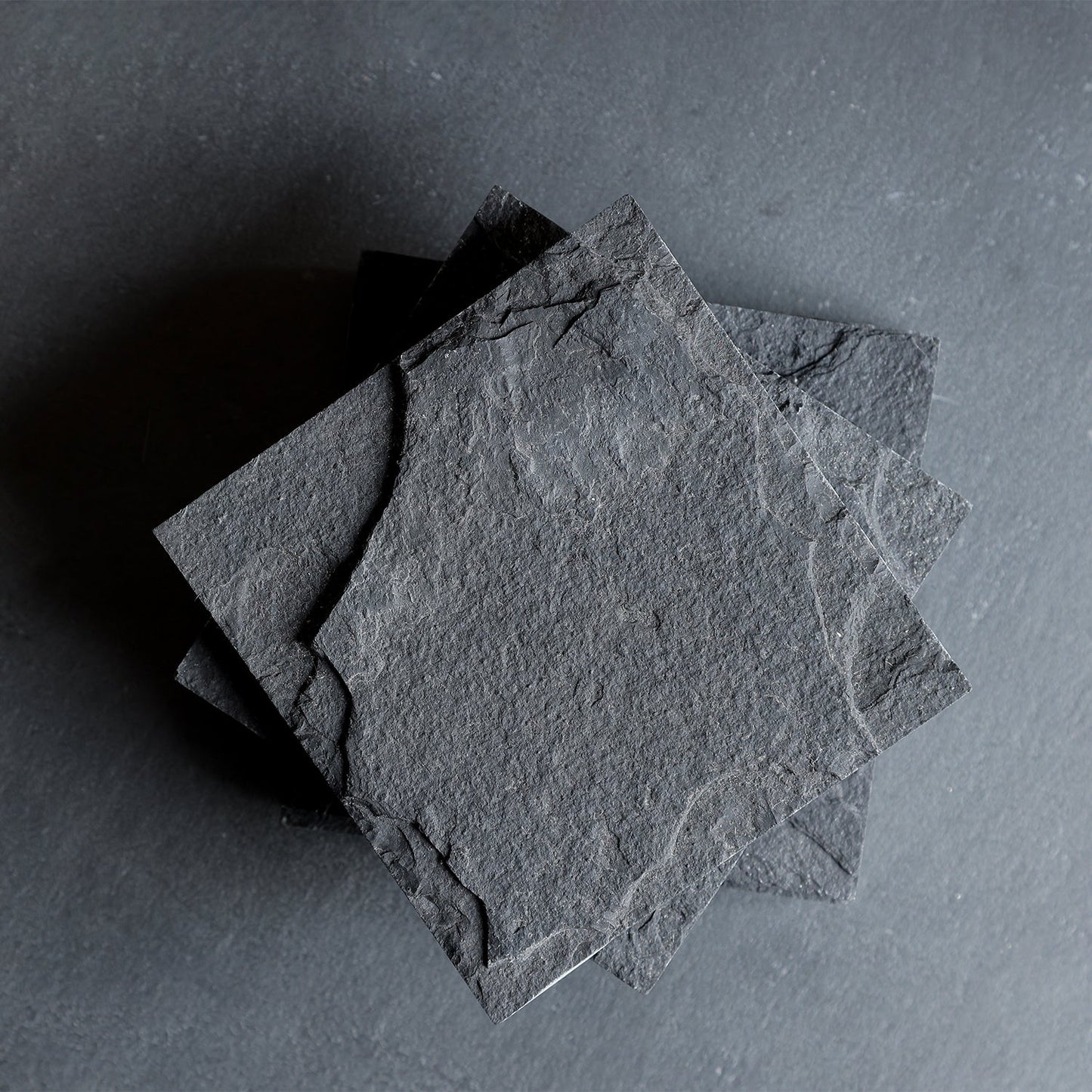 Square Slate Coasters & Mini Plates - Set of 4