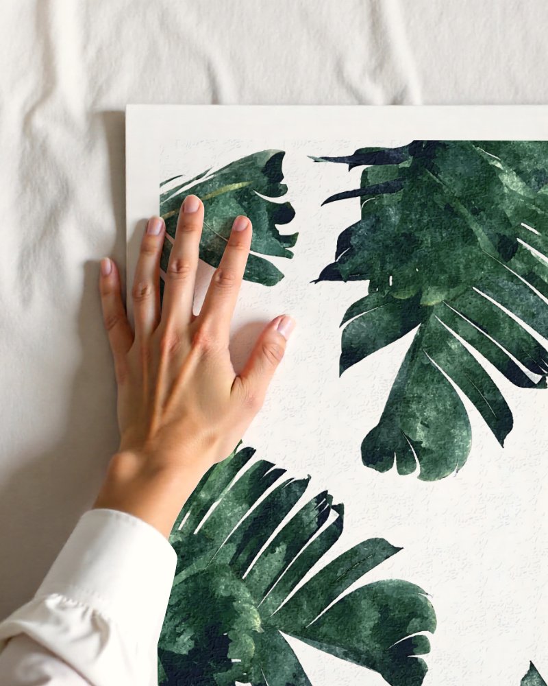 Banana Leaves Watercolor