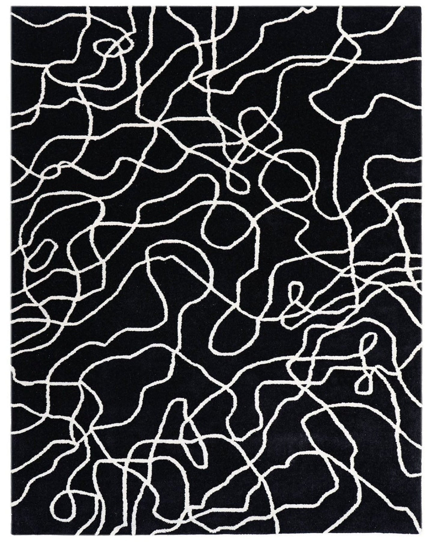 Turmoil Wool Rug | Popyuli