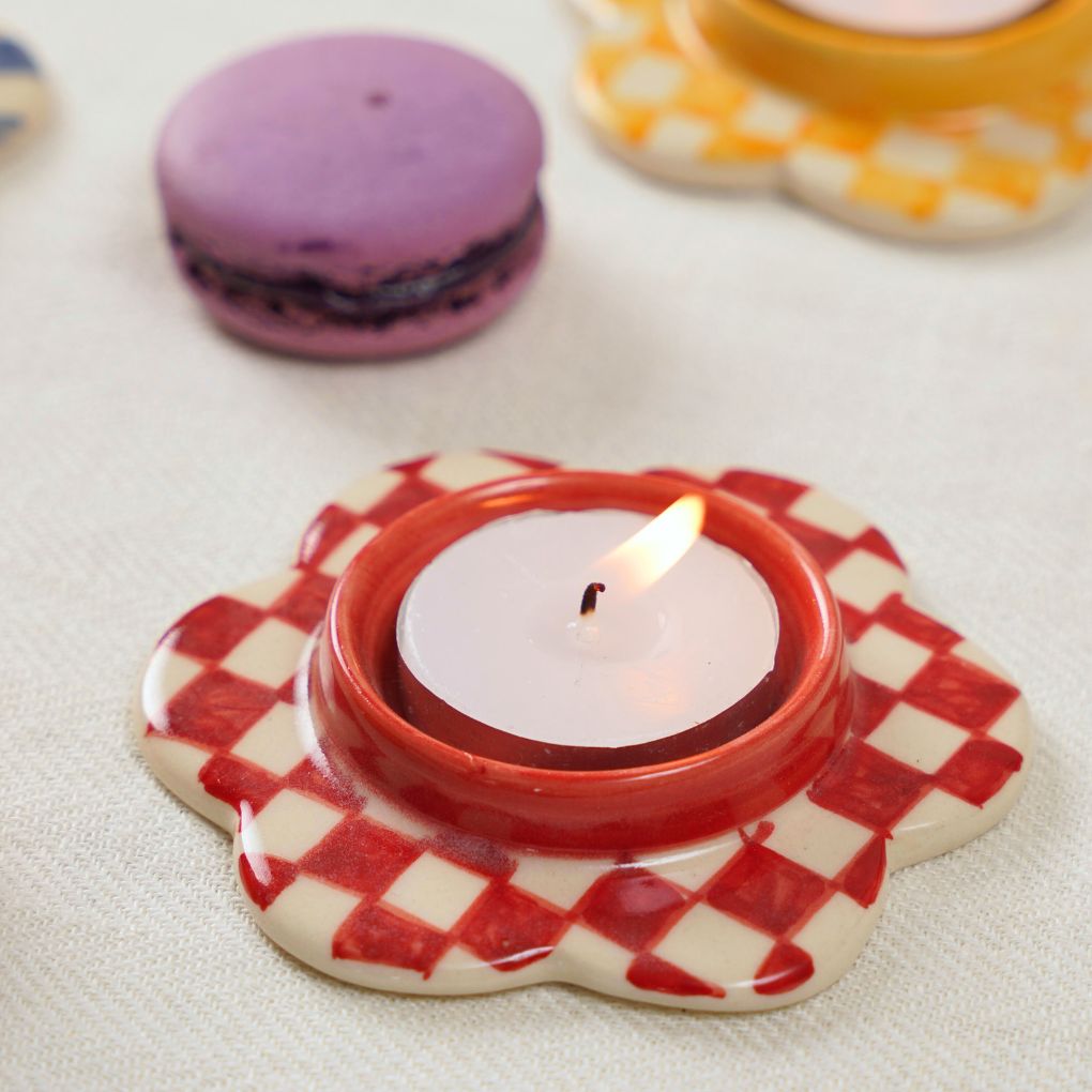 Imara - Set of 3 Ceramic Tealight Holders
