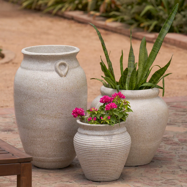 Rustic Tuscan Planter | Ivory