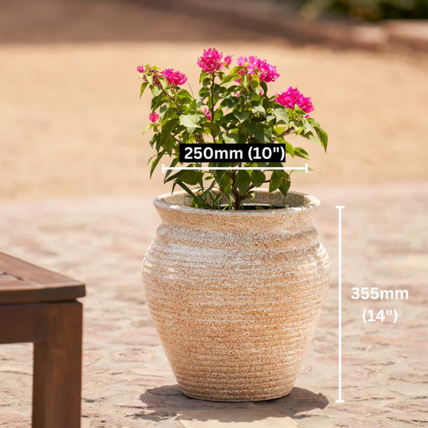 Rustic Capri Planter | Beige