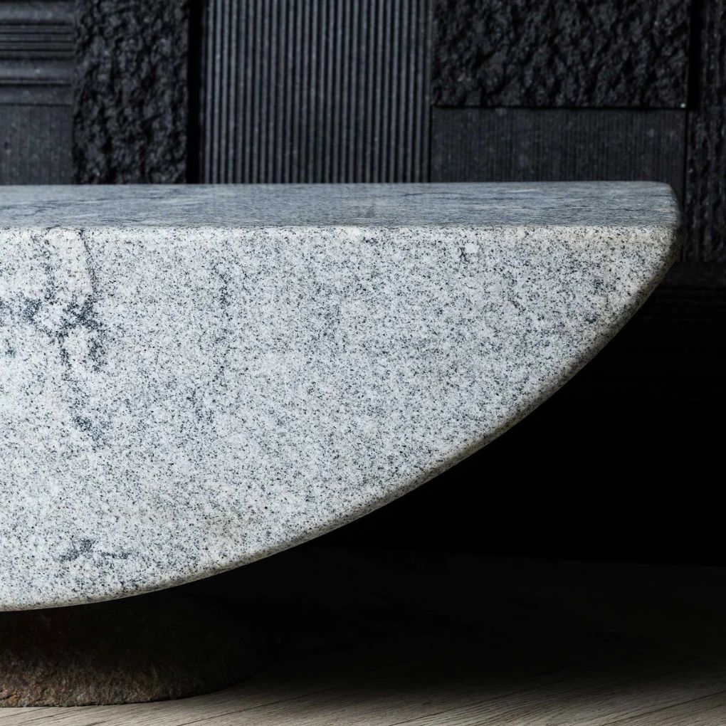 Seesaw Granite Bench