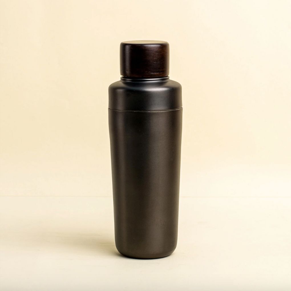 Charcoal Black Cocktail Shaker