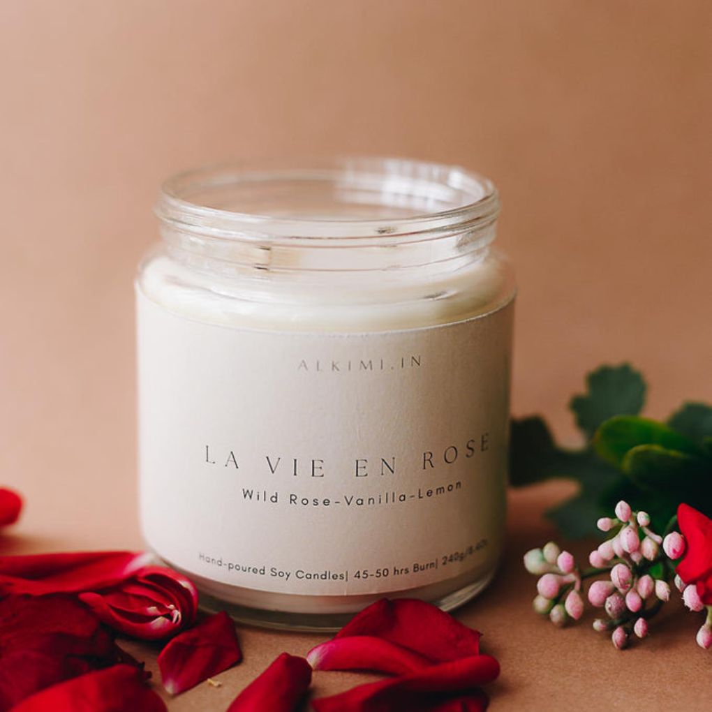 La Vie En Rose | Scented Soy Wax Candle