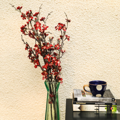 Winter Cherry Blossom Red Artificial Flower
