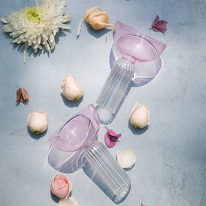 Rose Pink Cocktail Stem Glass Set | 6 In 1 Use | Colours Available