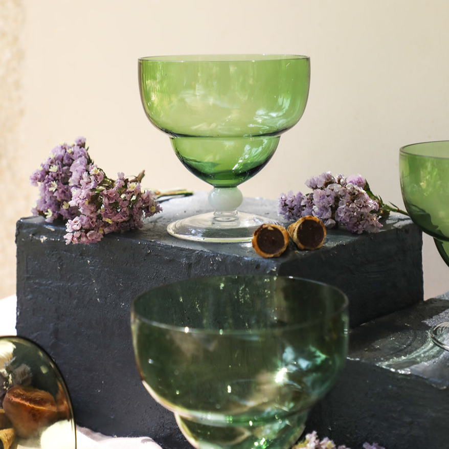 Emerald Goblet Bowl