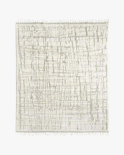 Fern Hand Knotted Wool Rug | Popyuli