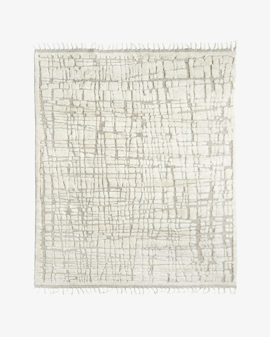 Fern Hand Knotted Wool Rug | Popyuli