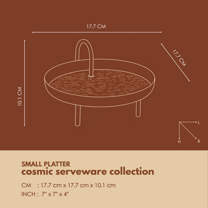 Cosmic Platters | Stainless Steel