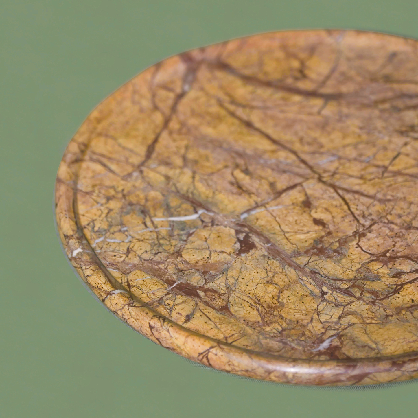 Strata Marble Lazy Susan | Rainforest Brown
