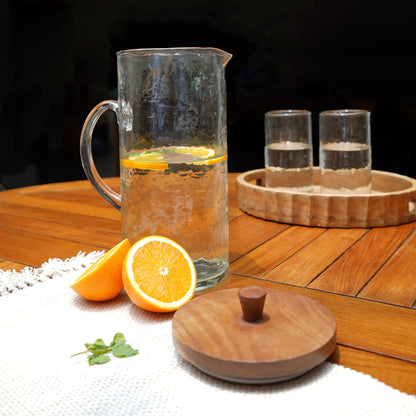 Hammered Glasses Set of 4 | Handblown