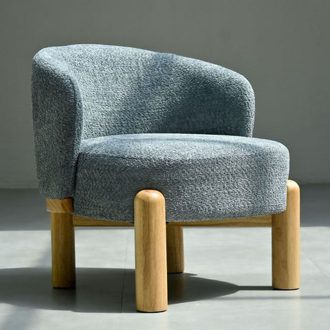 Eloise Chenille Chair - Grey
