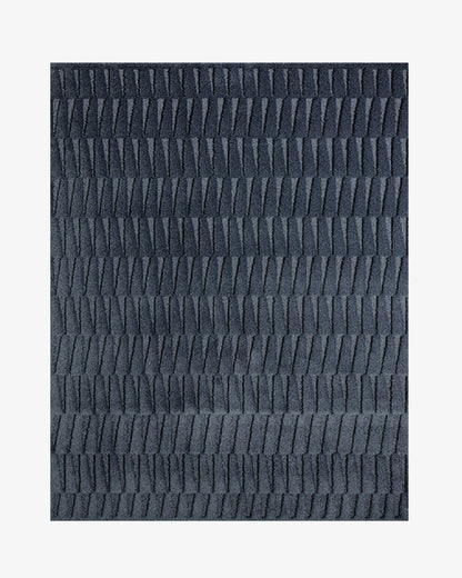 Teal Wool Rug | Popyuli