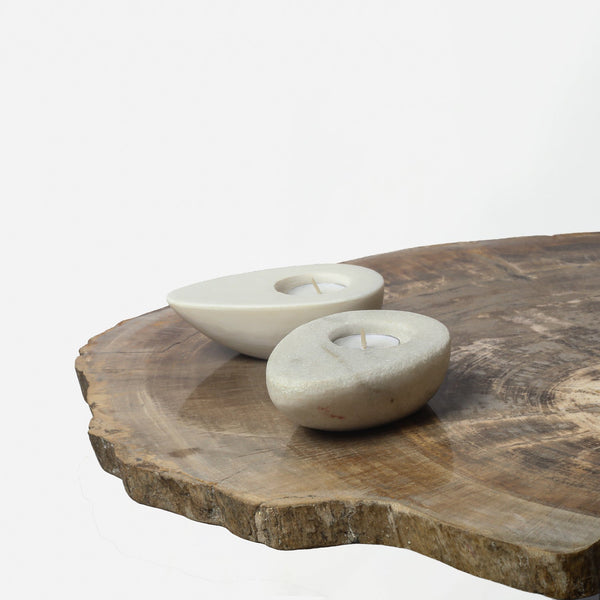 Avocado Marble Tea light Holder