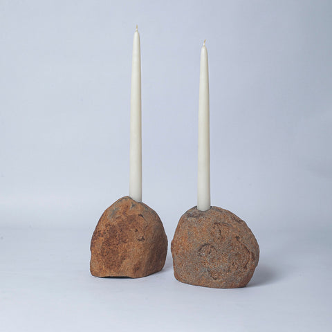 Boulder Candle Holder