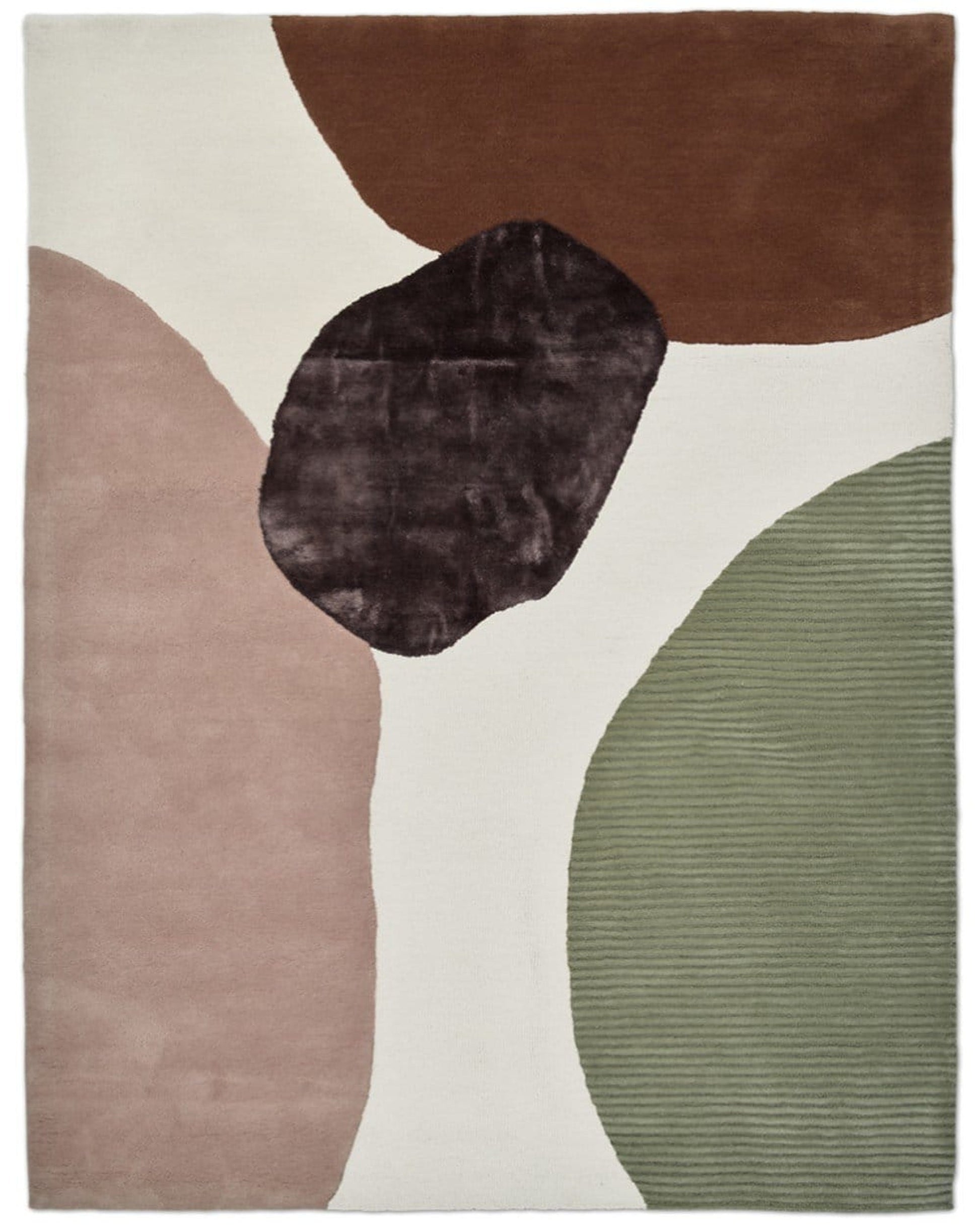 Profound Wool & Silk Rug / Ivory Sage | Popyuli
