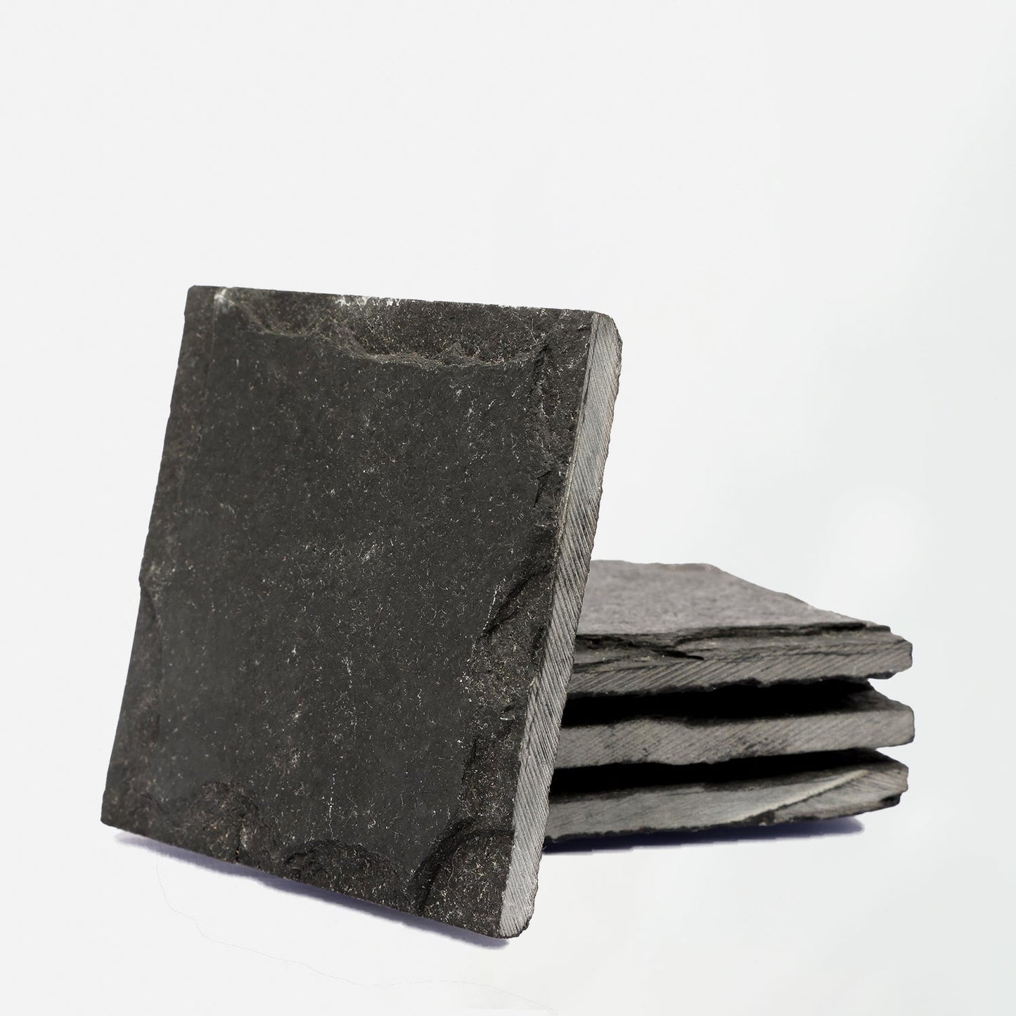 Square Slate Coasters & Mini Plates - Set of 4