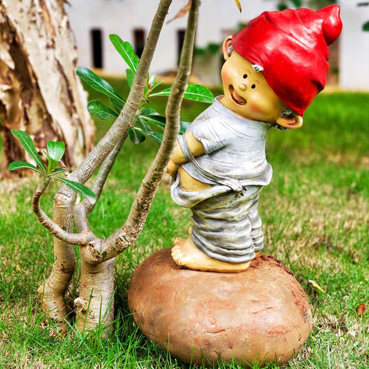 Mischievous Boy Elf I Garden Decor