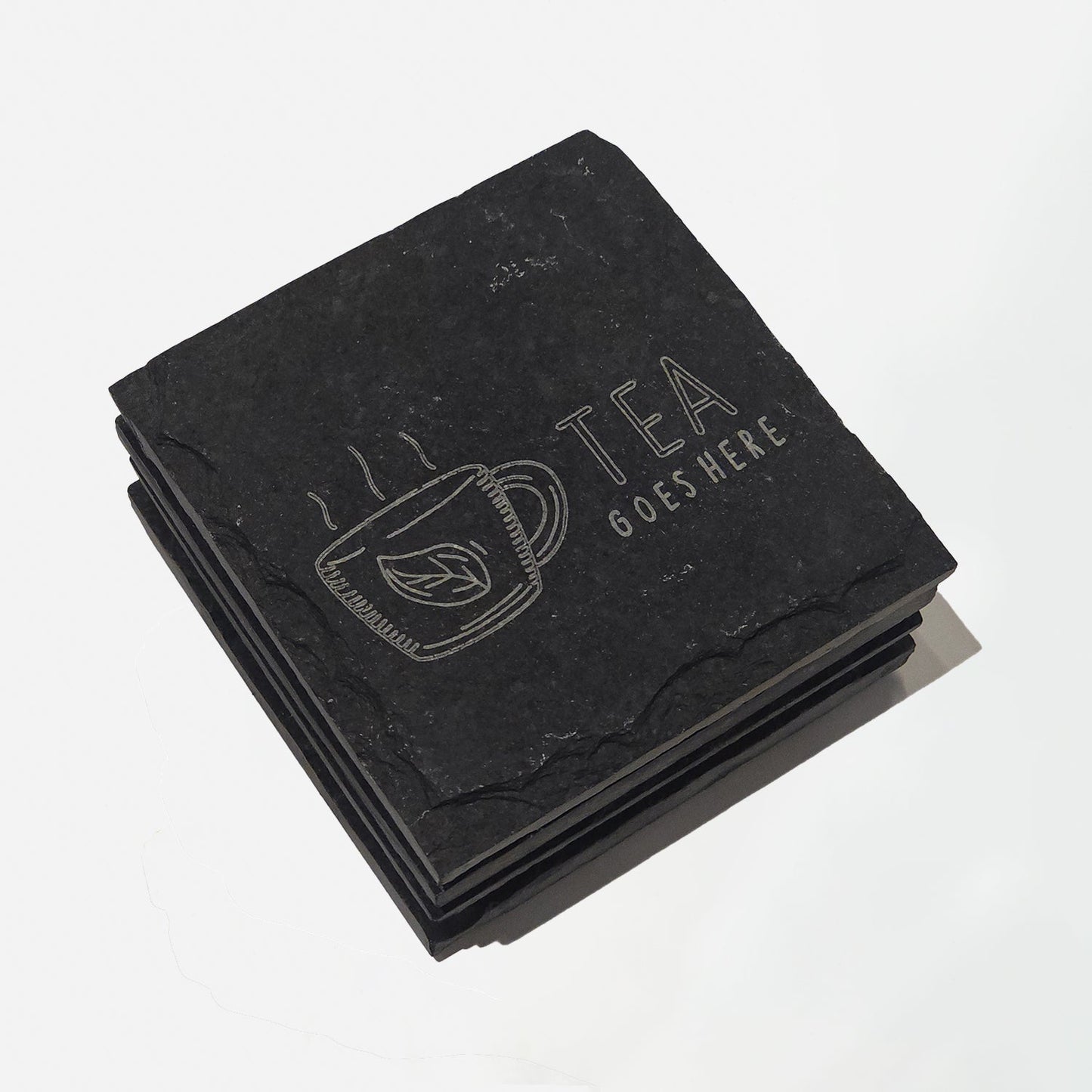 Engraved Slate Coaster - Set of 2