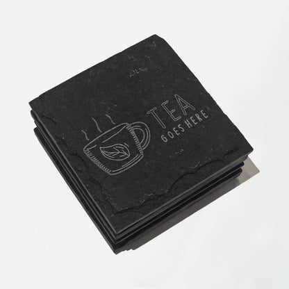 Engraved Slate Coaster - Set of 2