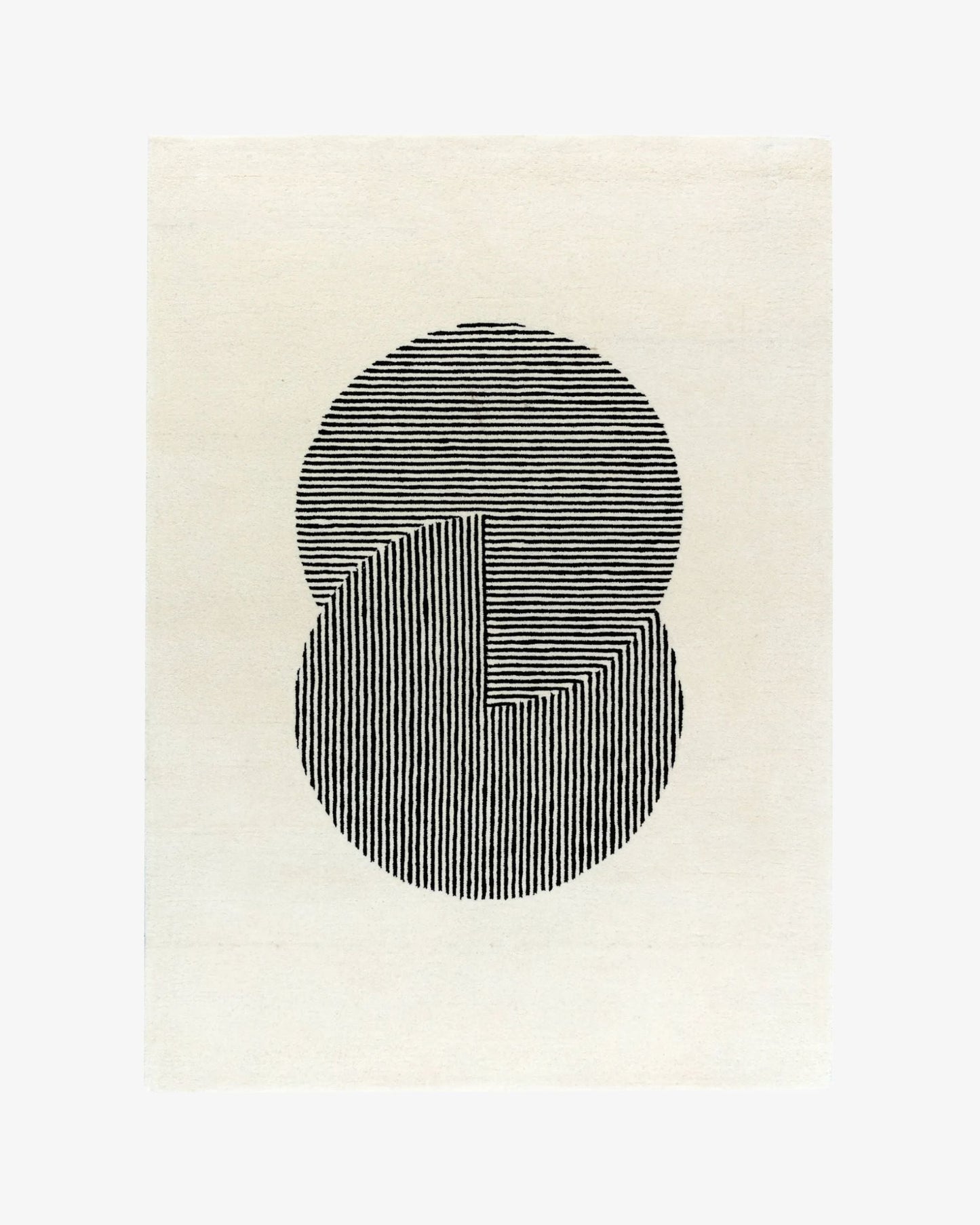 Clique Wool Rug / Bone White | Popyuli