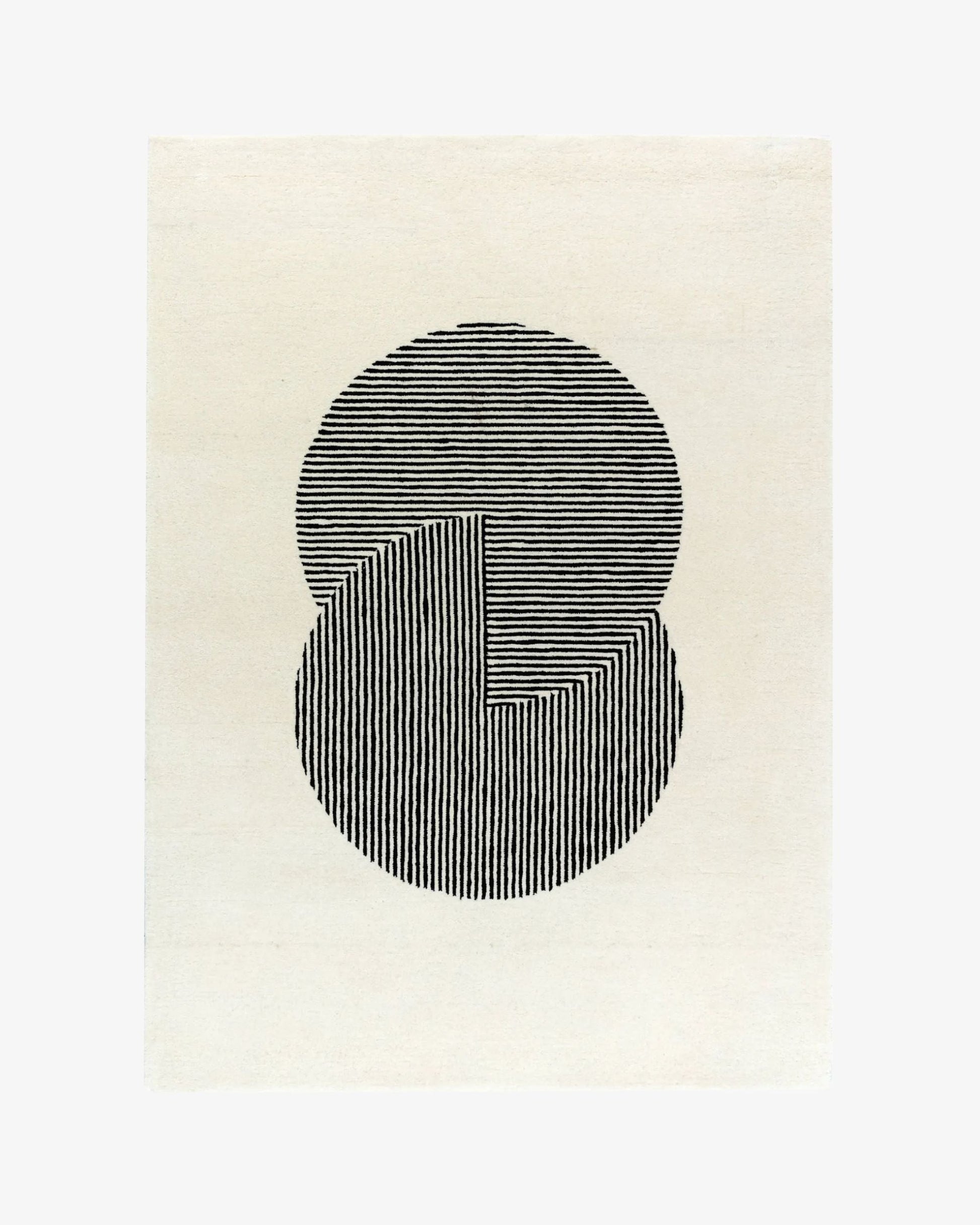 Clique Wool Rug / Bone White | Popyuli