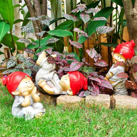 Bundle: Elf Group I Garden Decor