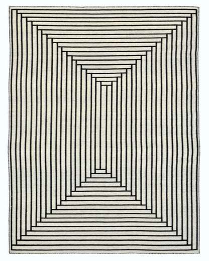 Noir Reversible Rug | Popyuli