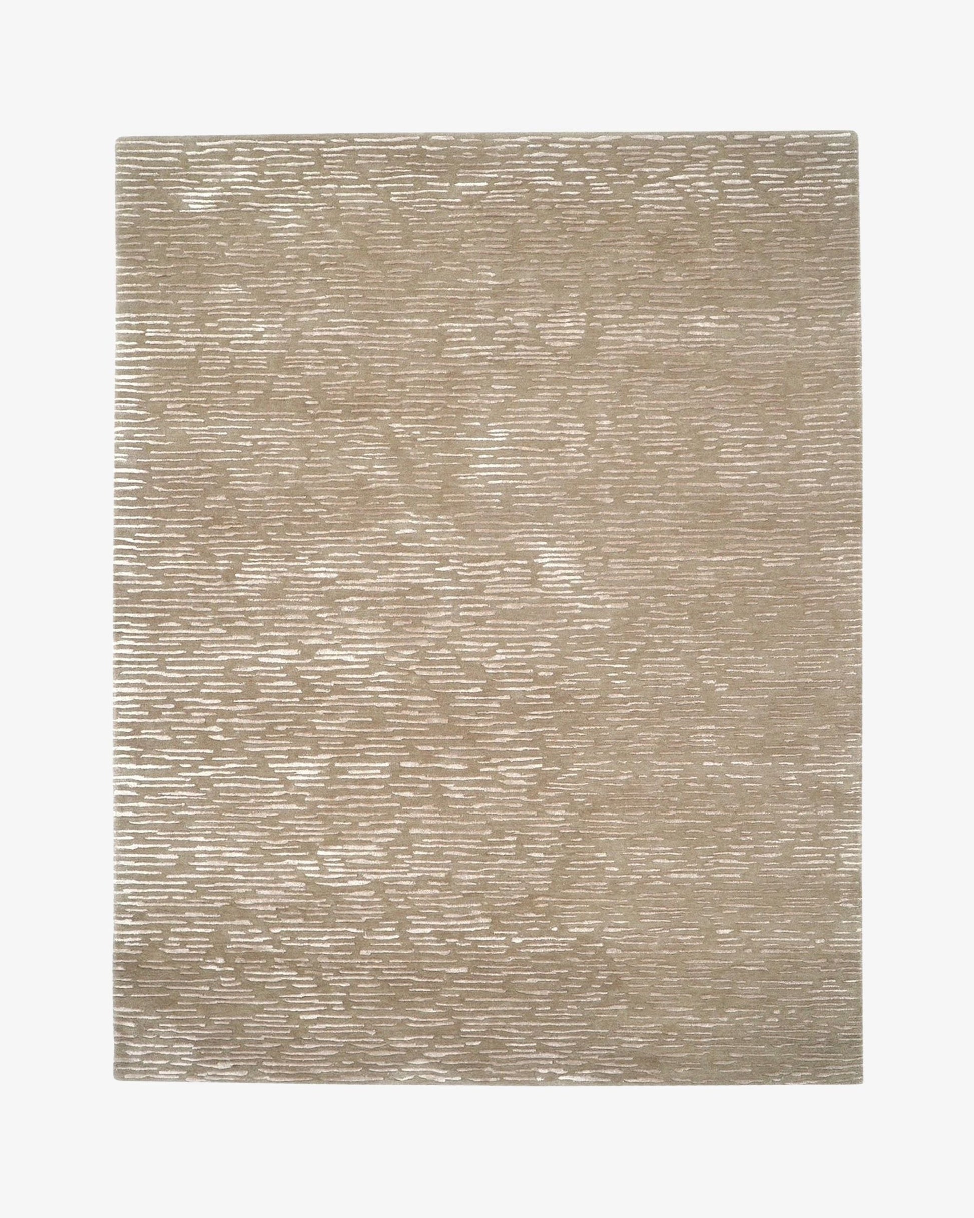 Cabella Wool & Silk Rug / Latte | Popyuli