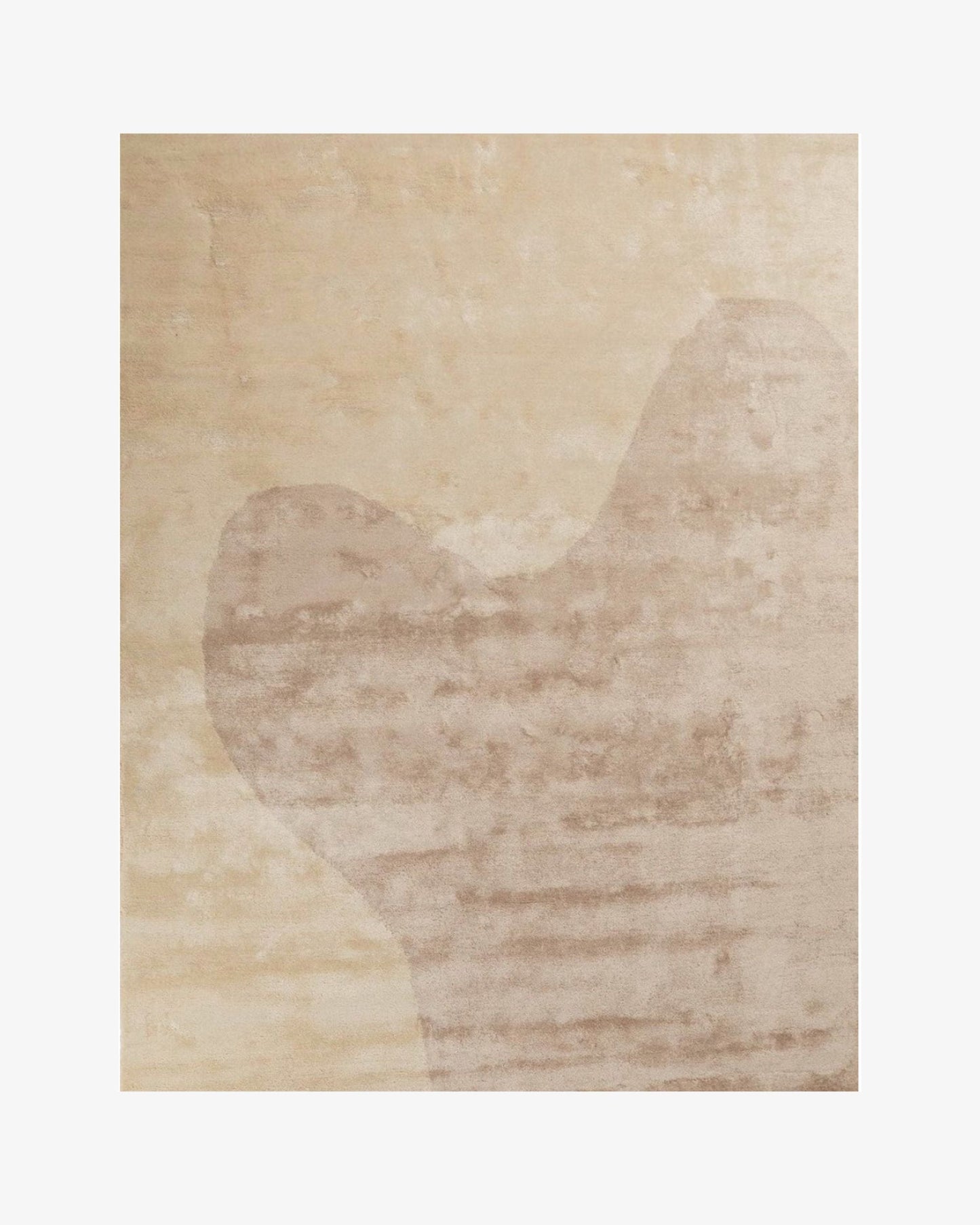 Nasai Silk Rug / Pastel Clay | Popyuli