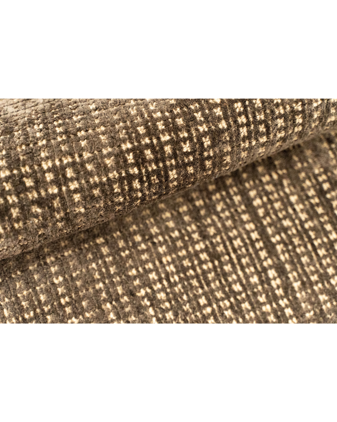 Meraki Jute & Silk Rug / Chocolate | Popyuli