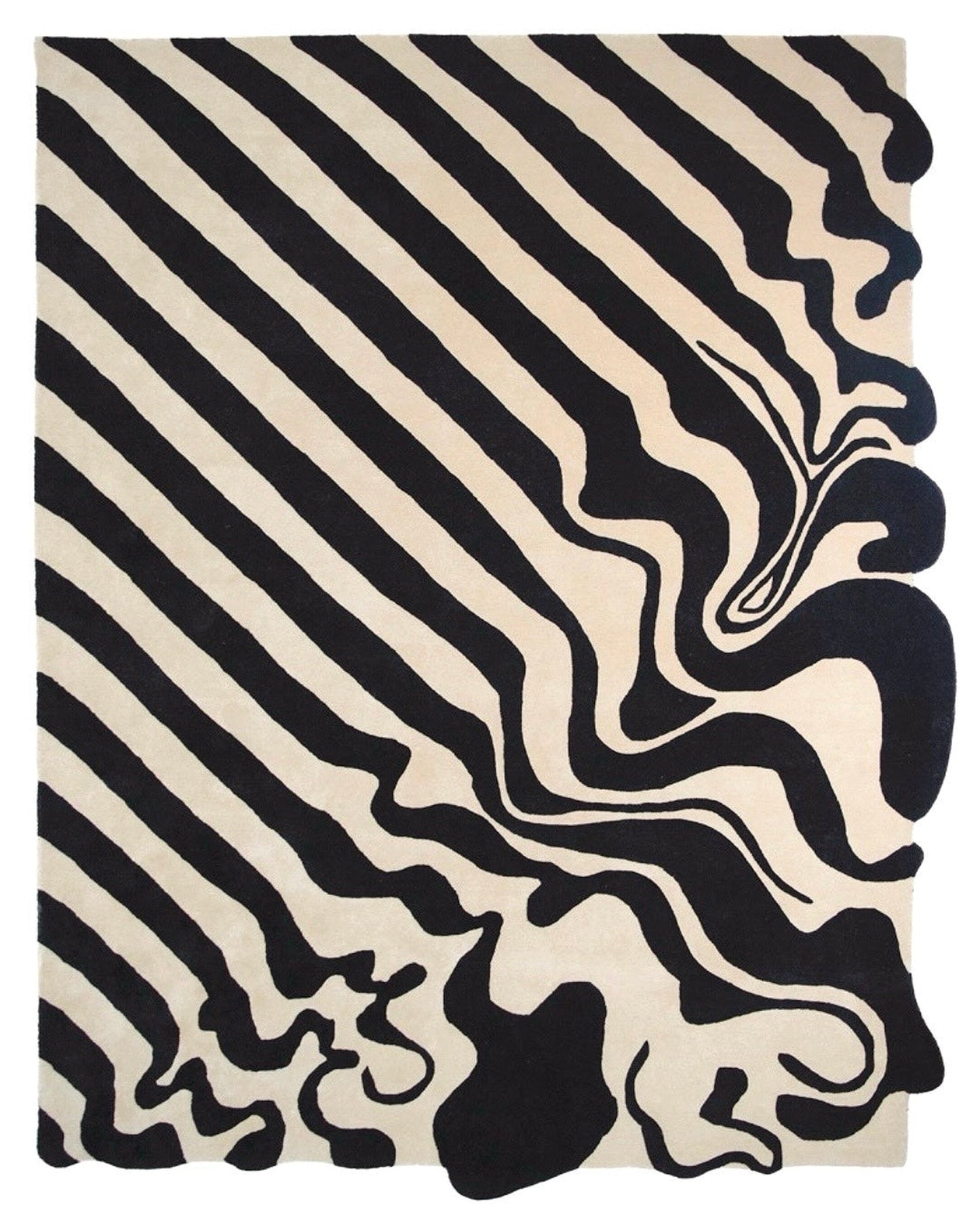 Fluid Wool Rug | Popyuli