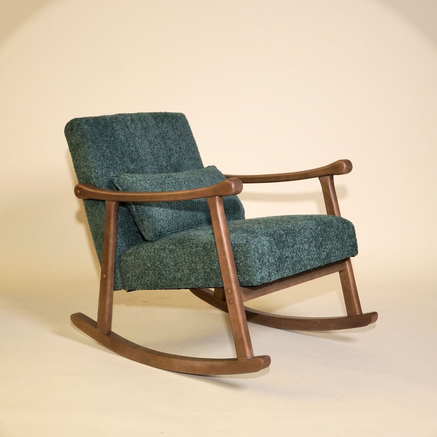 Astra Bouclé Rocking Chair - Green