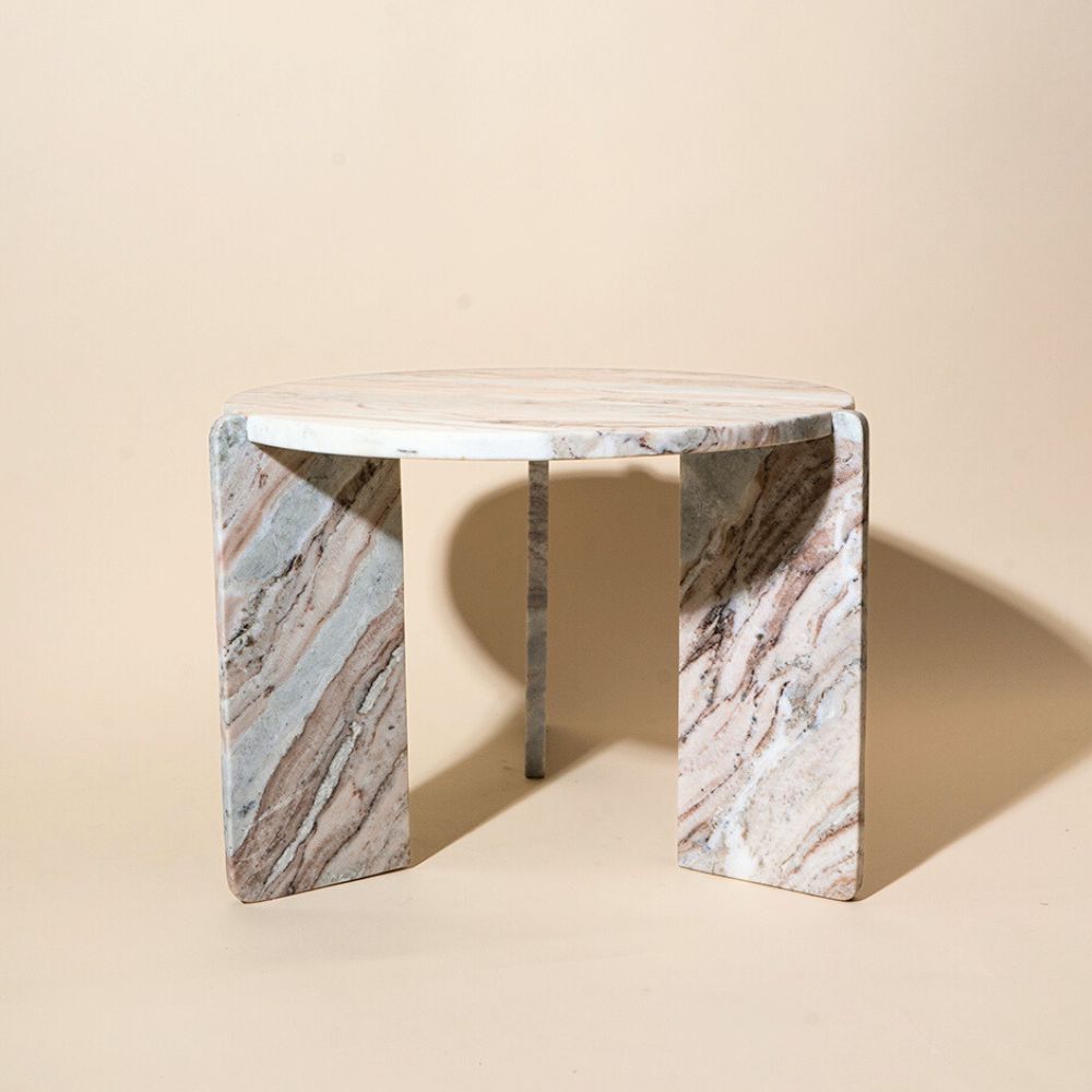 Helios Marble Coffee Table | White Marble