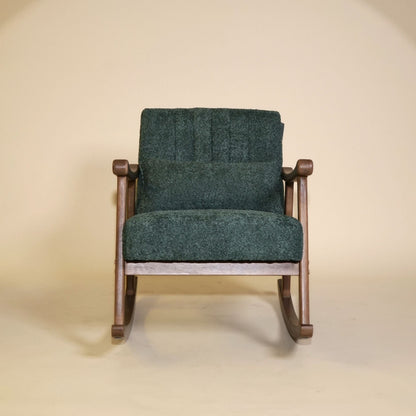 Astra Bouclé Rocking Chair - Green