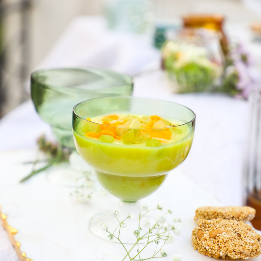 Emerald Goblet Bowl