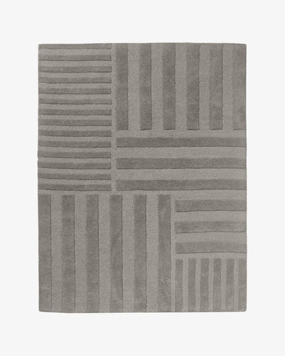 Ash Wool Rug | Popyuli
