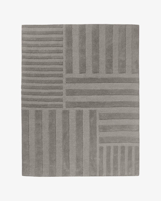 Ash Wool Rug | Popyuli