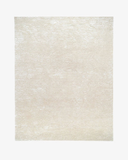 Cabella Wool & Silk Rug / Frost | Popyuli