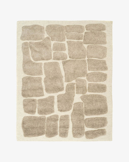Mould Cast Wool Rug | Popyuli