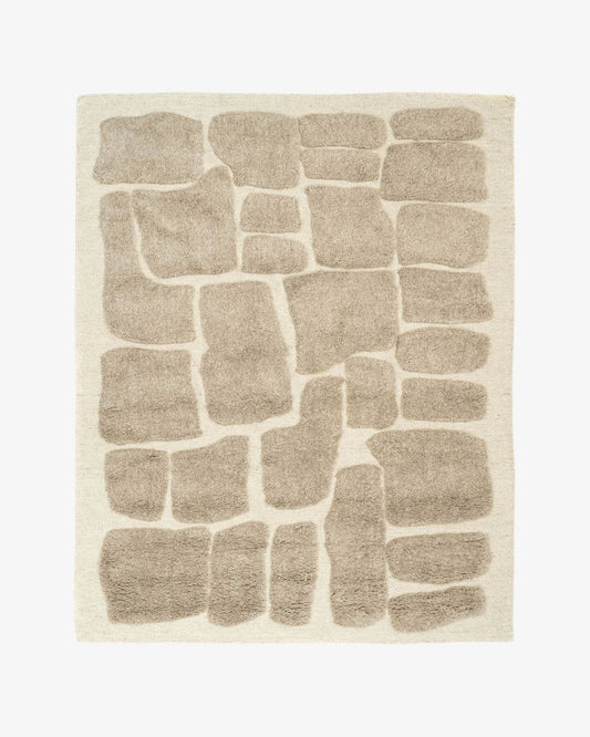 Mould Cast Wool Rug | Popyuli