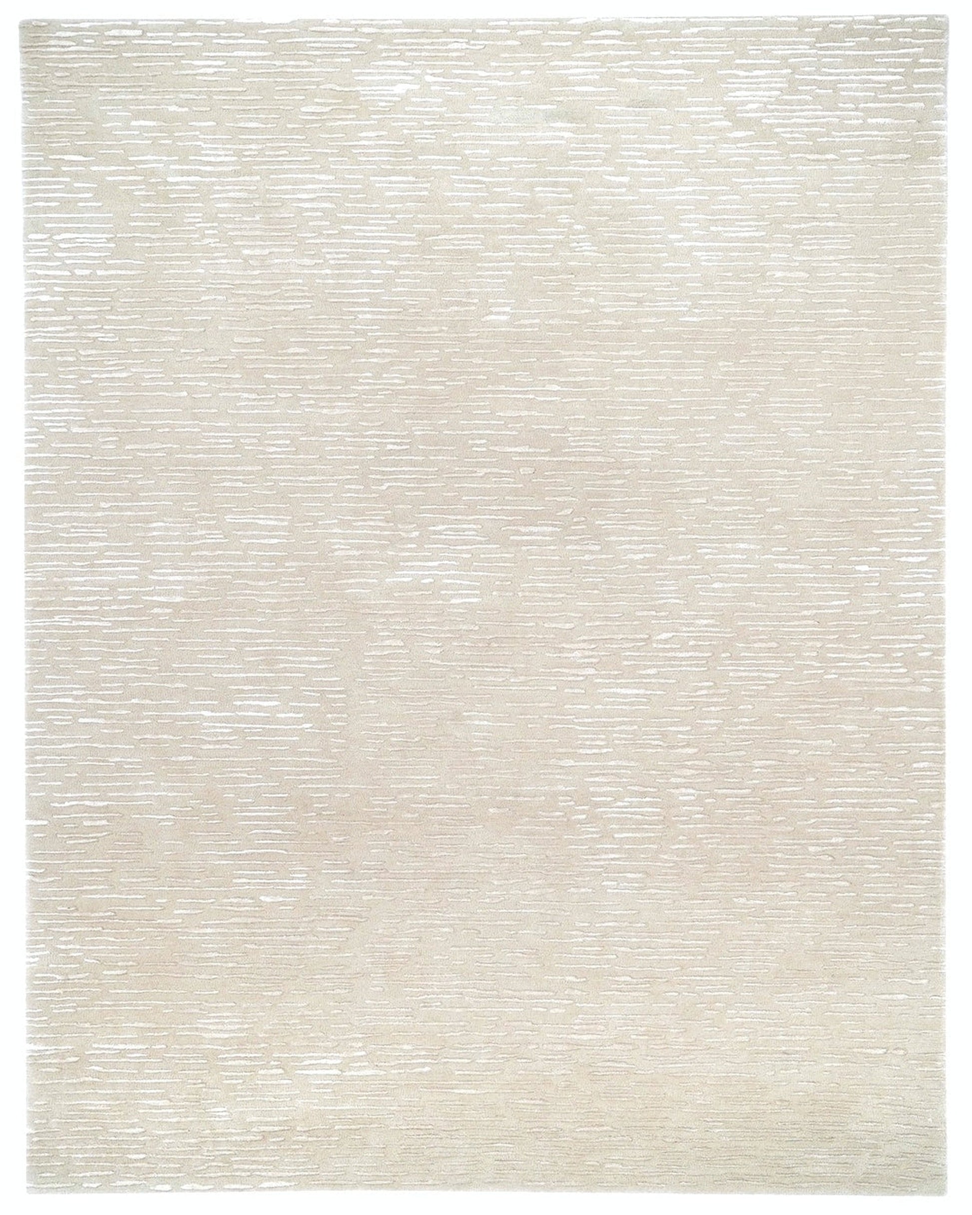 Cabella Wool & Silk Rug / Frost | Popyuli