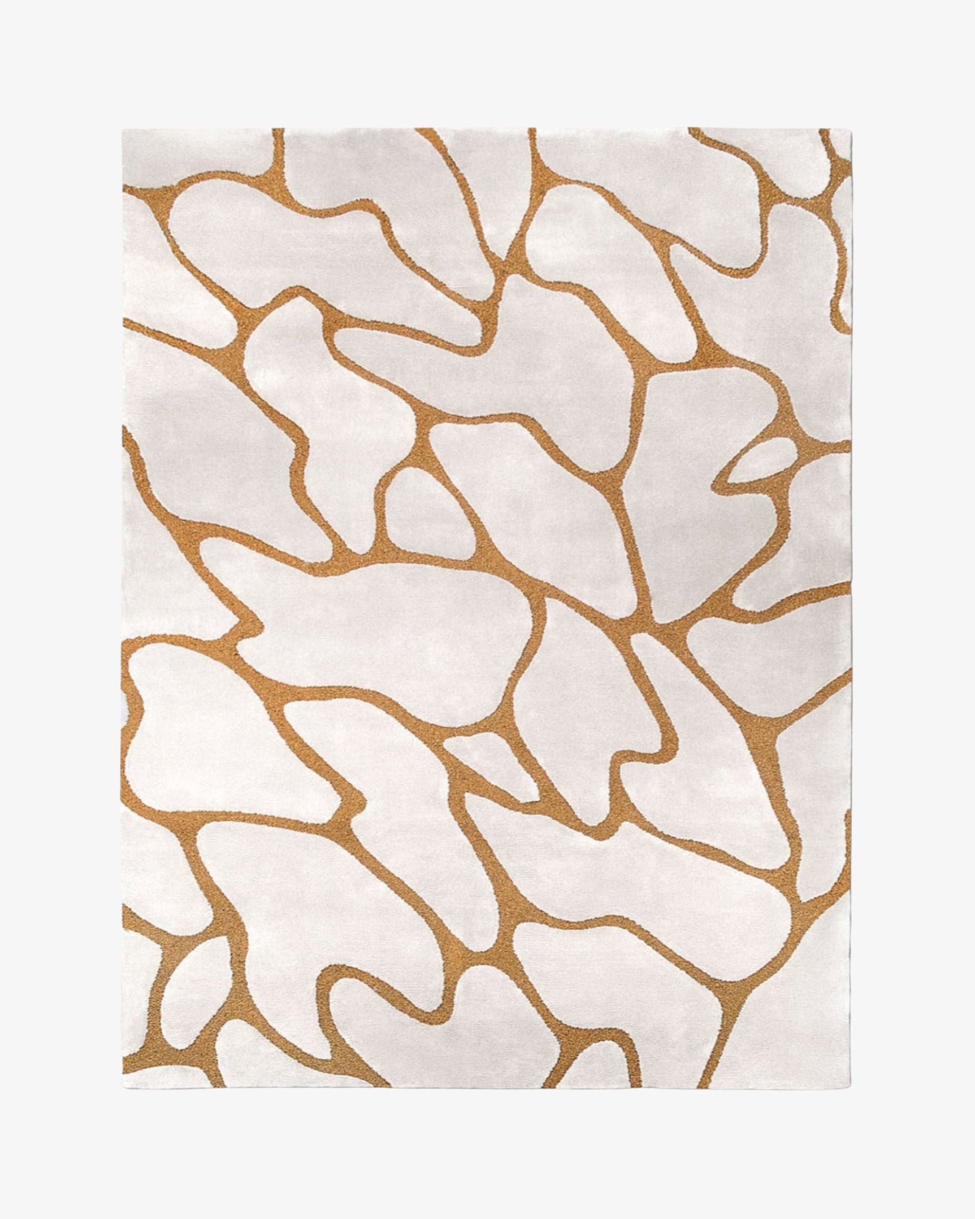 Gold Stream Rug | Popyuli