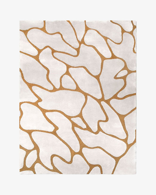 Gold Stream Rug | Popyuli