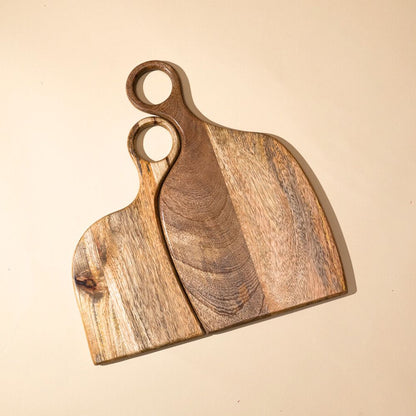 Yin-Yang Mango Wood Platter | Set of 2