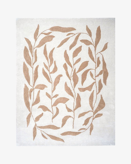 Botanical Wool Rug | Popyuli