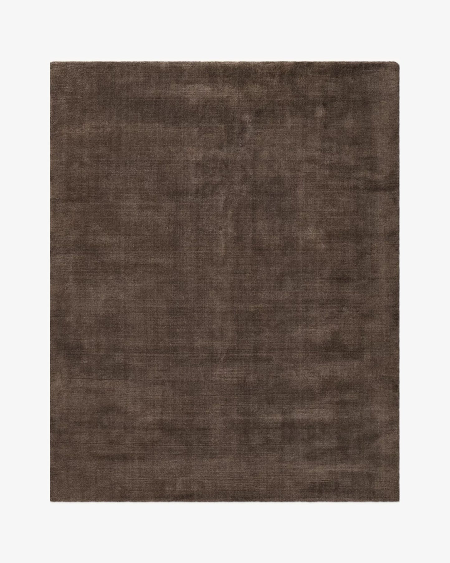 Plush Wool Rug / Chocolate | Popyuli