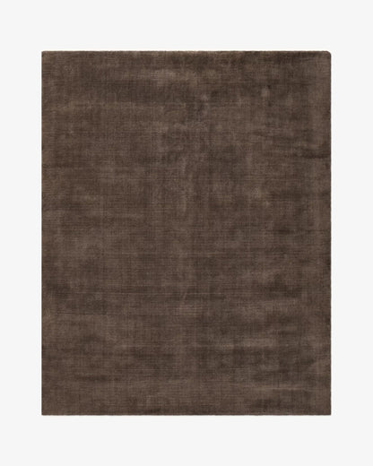 Plush Wool Rug / Chocolate | Popyuli